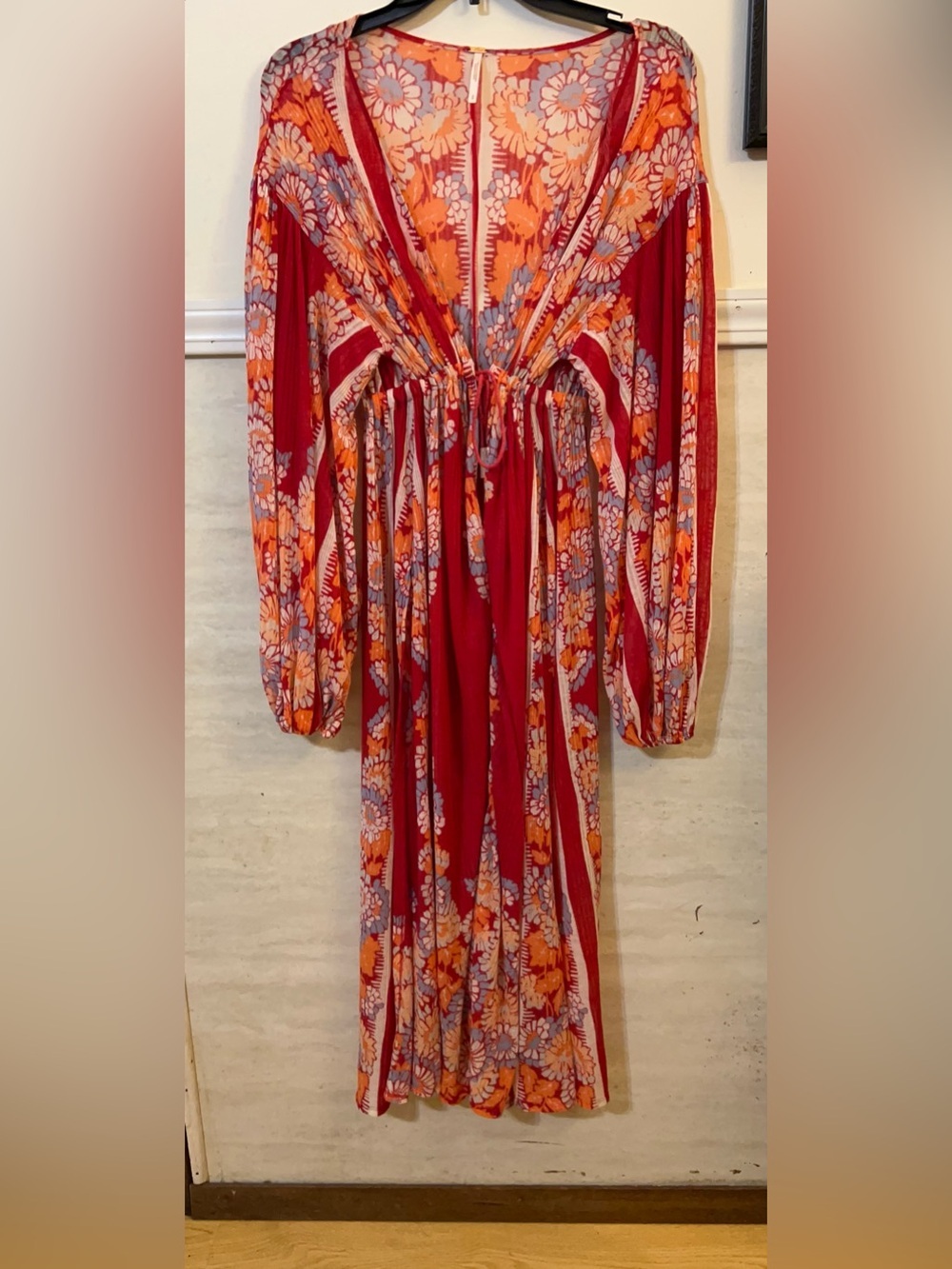 Free People Tilda Wrap Dress in the "Femme Combo"